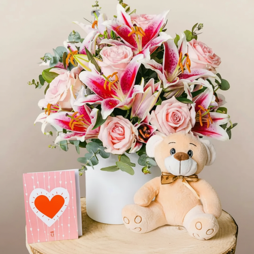 Frescor Sutil - Rosas e Lírios Rosa