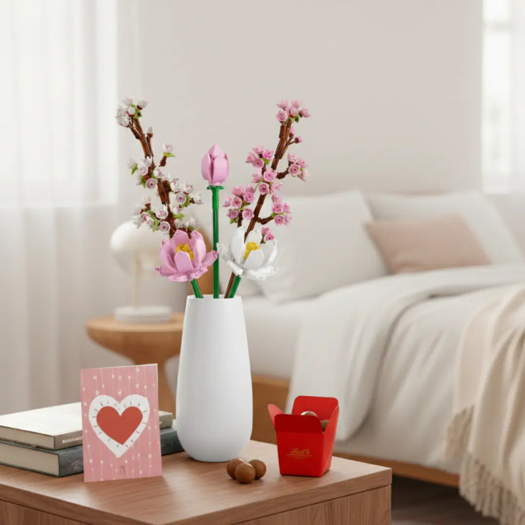 LEGO Set Cherry Blossoms and Lotus Flora Queen Flora Queen